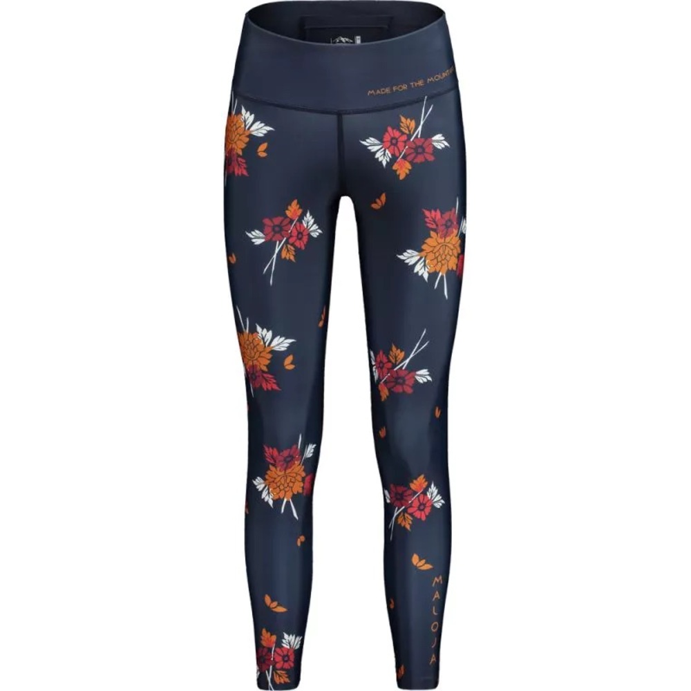 Maloja Women's Navy Floral Leggings